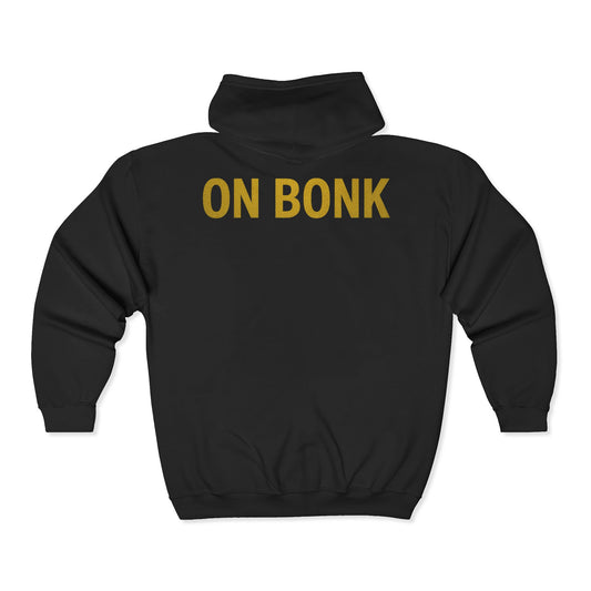 Classic $Coke On Bonk Zip Hoodie ( Black )